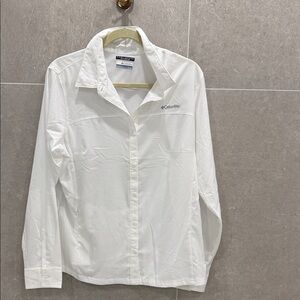 Columbia Omni-shade sun protection White Long Sleeve Shirt